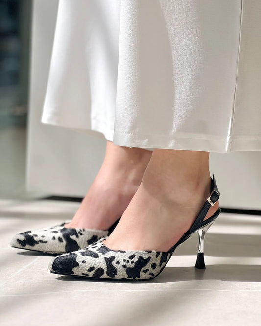 STILETTOS PRINT VACA
