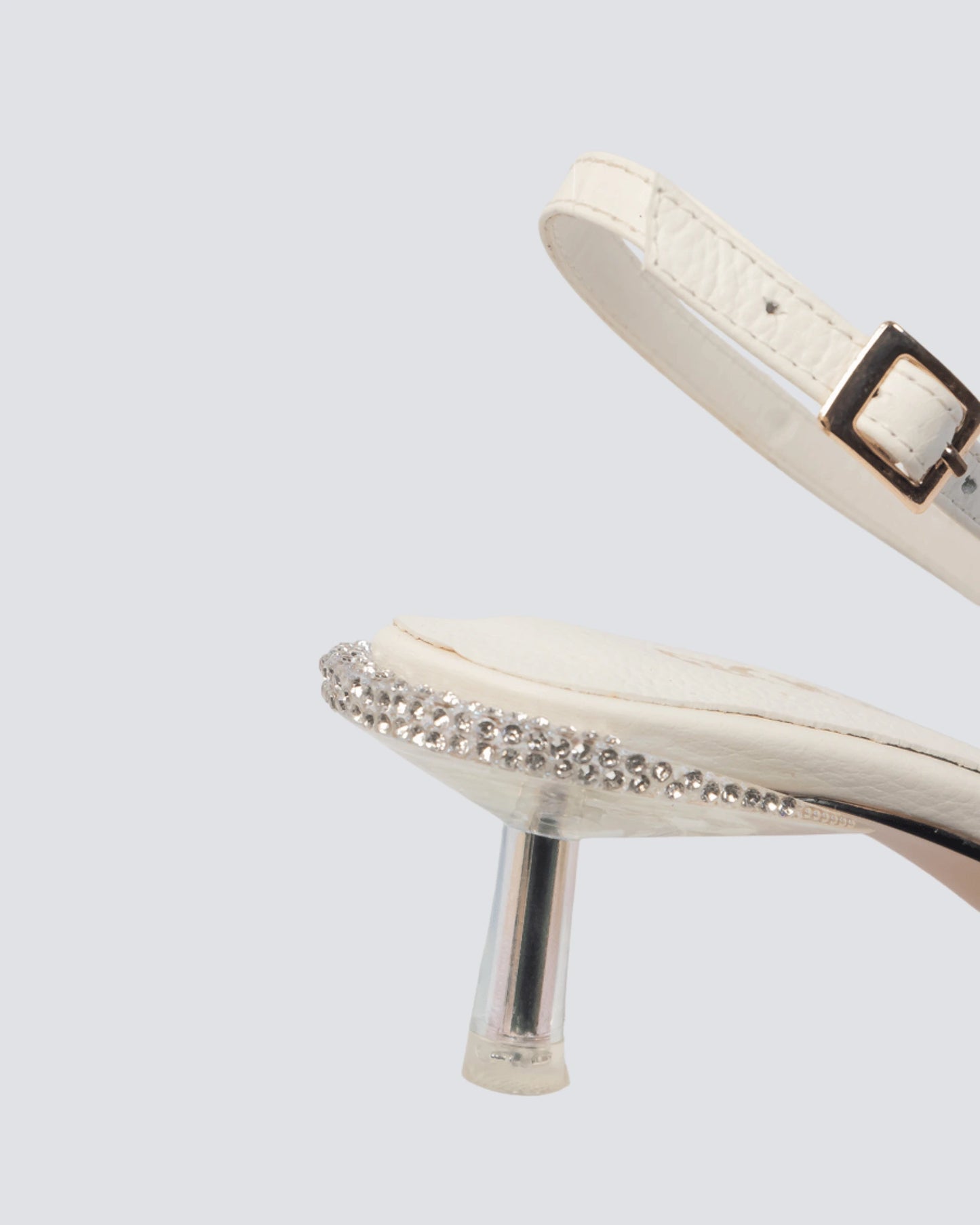 TACON STILETO TACON PIEDRAS BEIGE