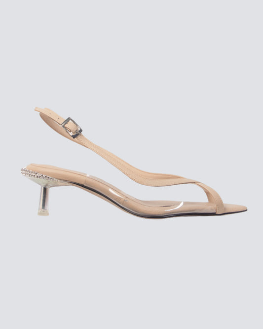 TACON STILETO TACON PIEDRAS CAMEL