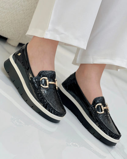 MOCASIN FOLIA NEGRO