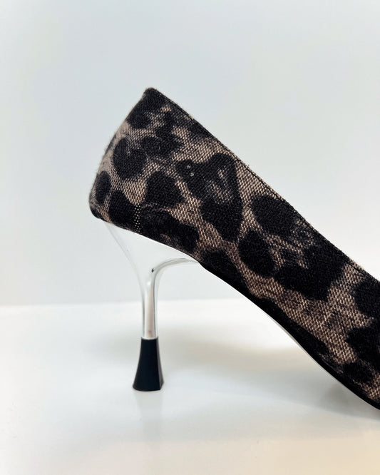 TACON ANIMAL PRINT CON TACON TRANSPARENTE