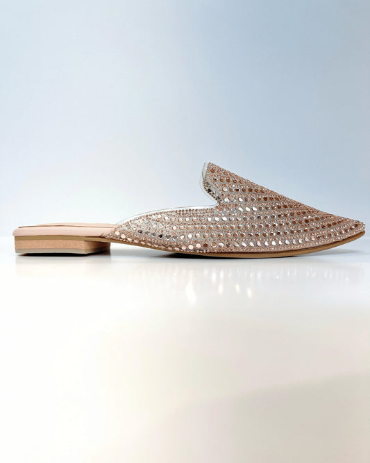MULE NUDE BRILLANTE GLAM