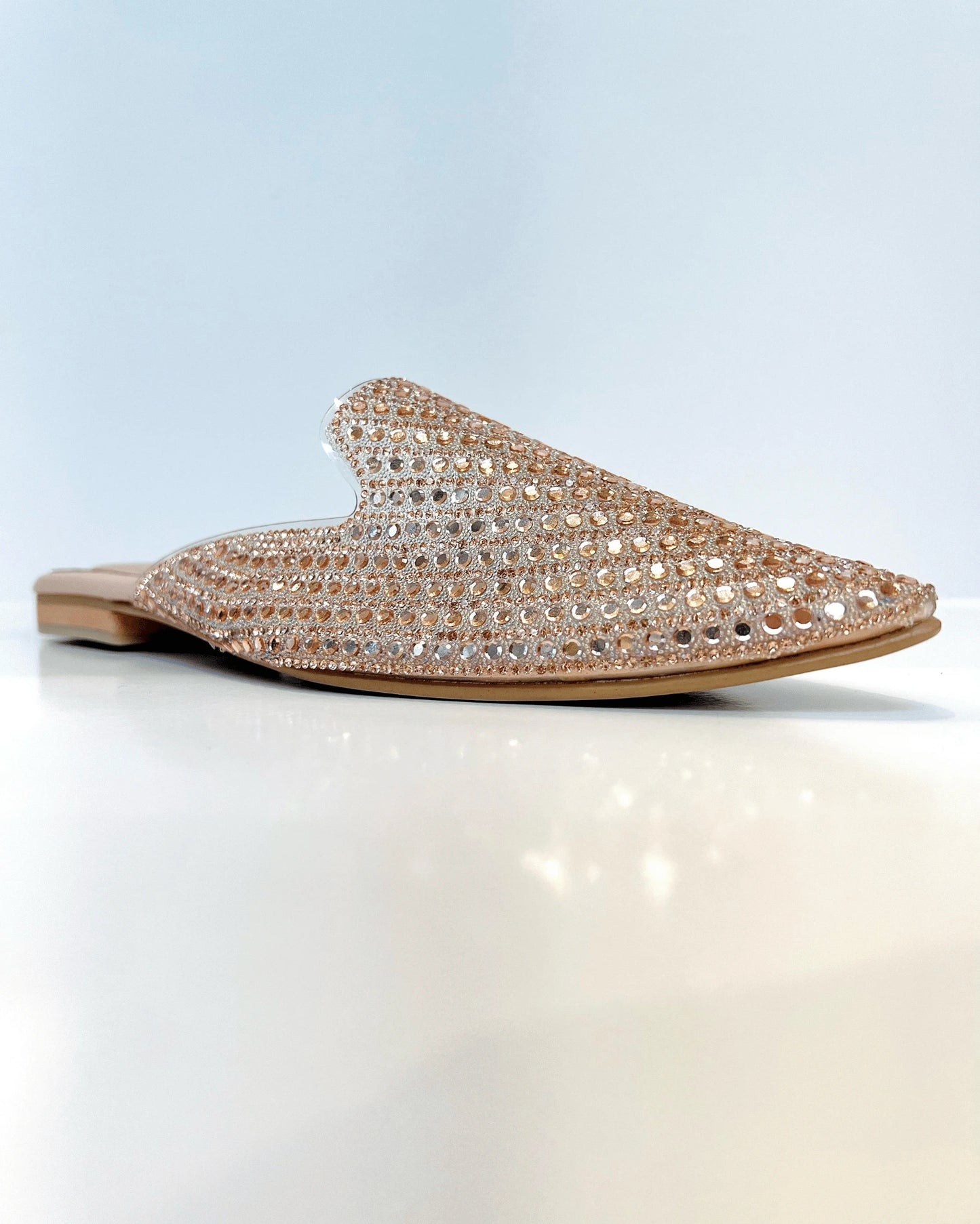 MULE NUDE BRILLANTE GLAM