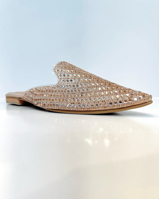 MULE NUDE BRILLANTE GLAM