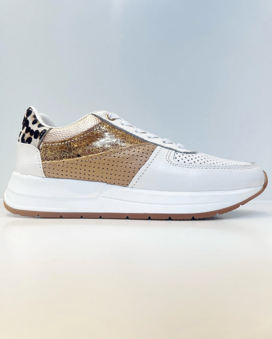 TENIS URBAN CHIC ANIMAL PRINT TAUPE