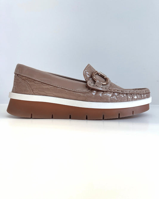 MOCASIN FOLIA BEIGE
