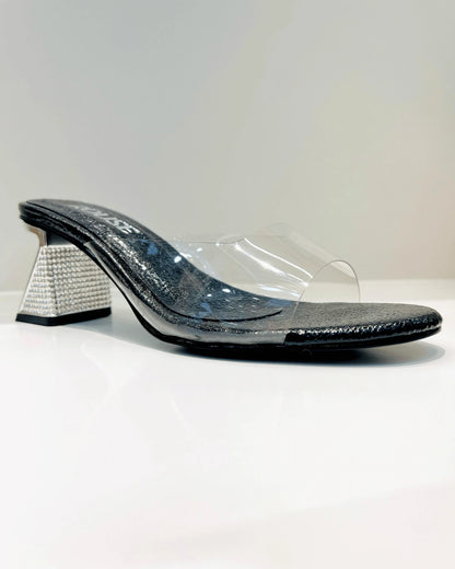 SANDALIA DE TACON TRANSPARENTE