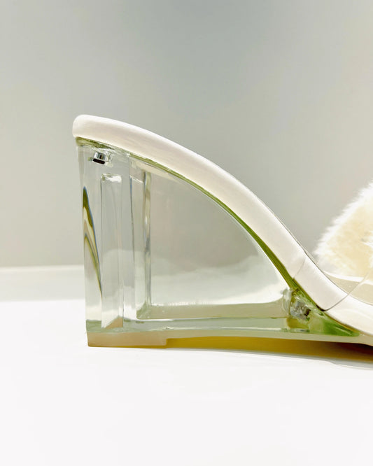 PLATAFORMA TACON CRISTAL APLIQUE TALCO